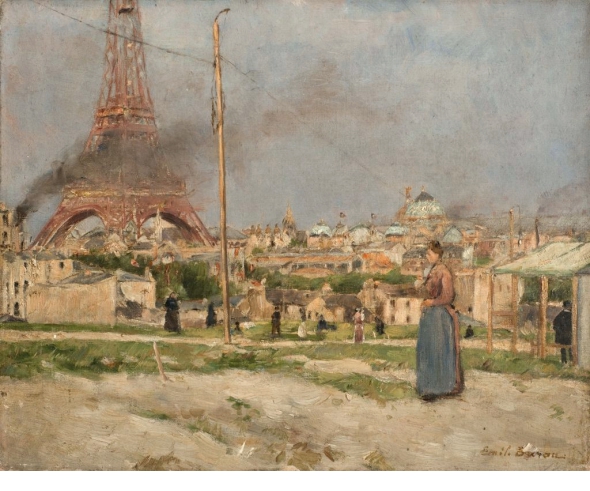 EMILE BARAU, EIFFEL TOWER TOUR, EXPOSITION UNIVERSELLE 1889, EXPO