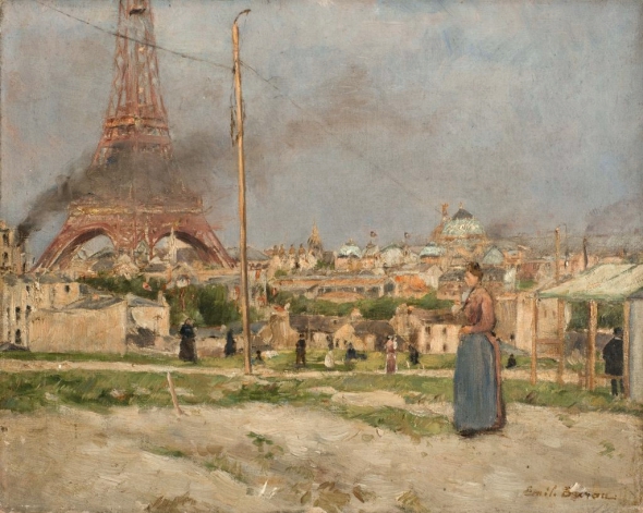 EMILE BARAU, EIFFEL TOWER TOUR, EXPOSITION UNIVERSELLE 1889, EXPO